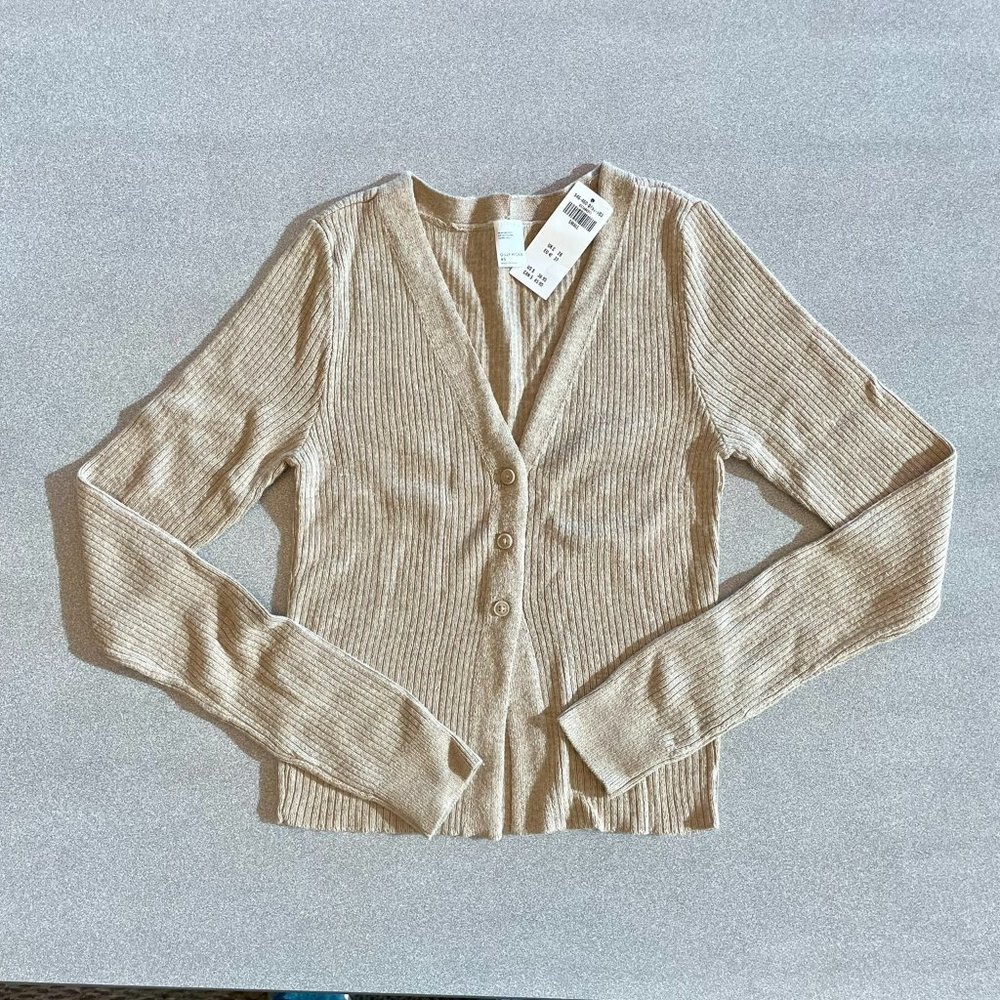 Gilly Hicks Sweater-Knit Cardigan